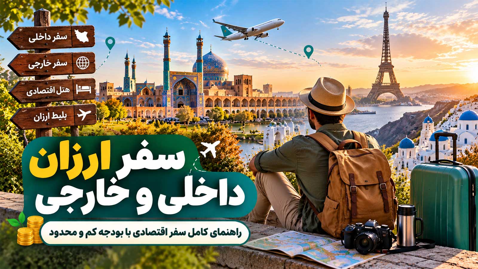 سفر ارزان داخلی و خارجی؛  راهنمای کامل سفر اقتصادی با بودجه کم و محدود
